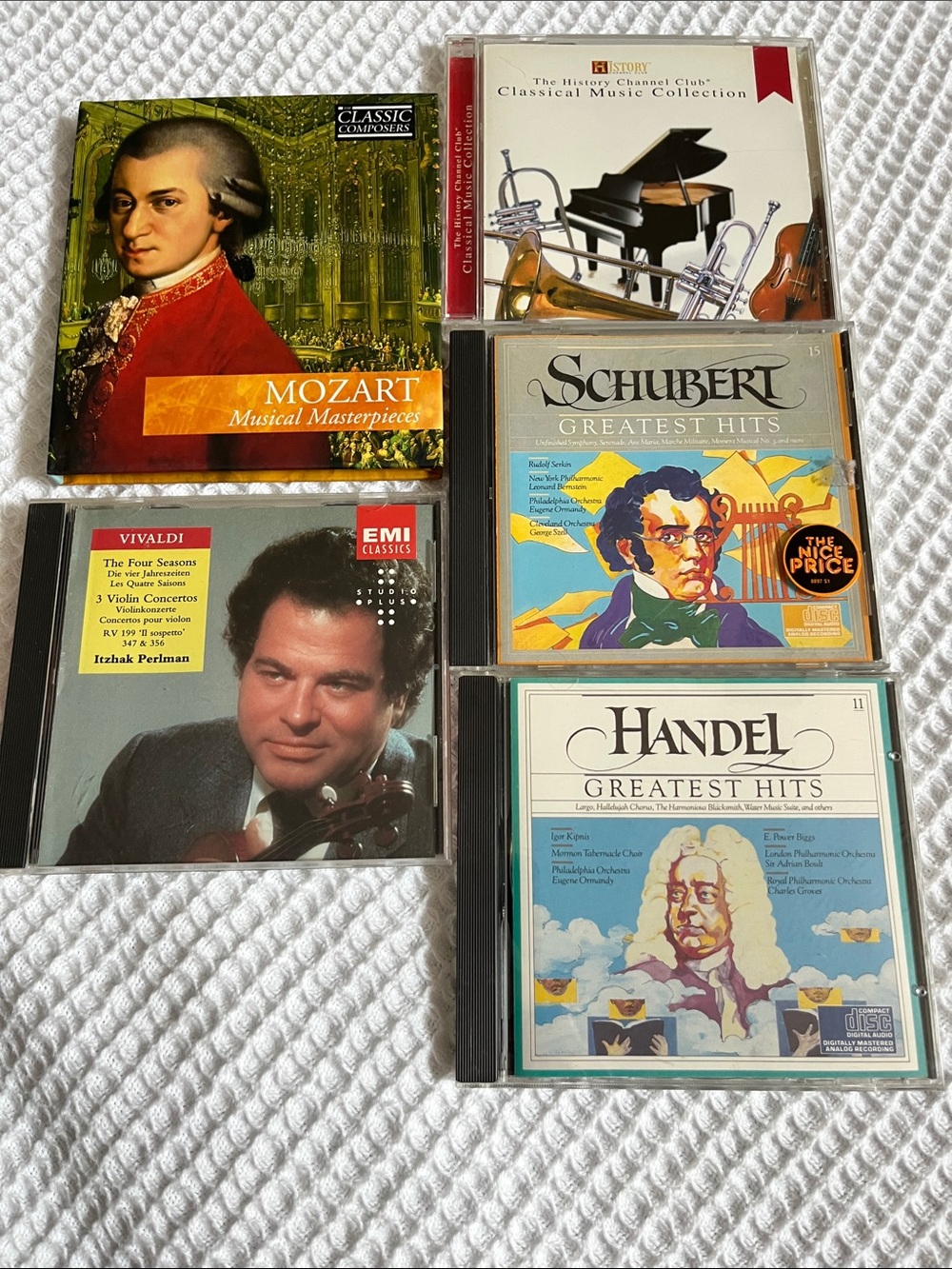 Classical CD Lot – Mozart, Schubert, Handel, Vivaldi + More